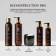 Восстанавливающий шампунь для повреждённых волос ORO Professional Reconstruction PRO 250 мл — кератин, протеины, глубокое восстановление - изображение 8