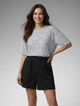 Костюм с шортами женский 50 Черно-белый BE FAB (739843-50) - изображение 1