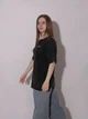 Футболка жіноча OneSize Чорний M@C (706678-OneSize) - зображення 2