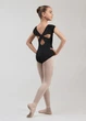 Купальник з коротким рукавом KIKI мікрополіамід+сітка флок, black, 134см - изображение 3