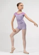 Шорти розігрівочні MILLIE JUNIOR з відворотом rayon rib knit, lilac, 146см - зображення 2