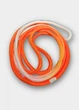 Скакалка для гімнастики CHACOTT OUTER-COLOL, 3m нейлон, Orange, 3m - изображение 1