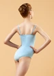 Купальник для танців із бретелями BRIELLE мікрополіамід+сітка, powder blue, 140см - изображение 2