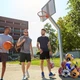 Баскетбольный игровой прочный мяч SPORTS размер №7 универсальный для игры на улице и в зале - изображение 7