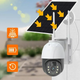 Вулична IP камера відеоспостереження з сонячною панеллю та Wi-Fi / Поворотна камера TP8 V380 Pro Solar (L) - зображення 2