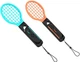 Uchwyt Yaxo na Joy-Con Tennis Pro Set do NS/NS2 Inferno Pomarańczowy/Niebieski (YGTPSJCH01CM) - obraz 5
