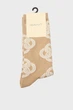 Жіночі бежеві шкарпетки з візерунком MONOGRAM SOCKS Gant 36-38 4960249 - изображение 1