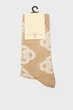 Жіночі бежеві шкарпетки з візерунком MONOGRAM SOCKS Gant 36-38 4960249 - изображение 3