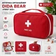 Аптечка - органайзер з ручкою DIDA BEAR «FIRST AID» сумка для зберігання ліків / таблеток / медикаментів, 23х13х8 см, червона (96718998) - зображення 1