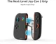 Zestaw uchwytów ładujących Yaxo na Joy-Con Charge Grip Set do NS/NS2 Techno Black (YGCGSJCH01B) - obraz 6