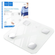 Весы напольные HOCO HI21 Smart body fat scale White - изображение 1