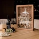 Коробка для винных пробок рaзмeр M (28x41) см цвет пекан подарок для дома Save Water Drink Wine - изображение 1
