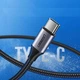 Кабель Ugreen US288 USB 2.0 to USB Type-C Cable алюминиевое плетение 3A 0.5 м Black - изображение 3