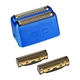 Професійний шейвер для гоління StyleCraft Wireless Prodigy Foil Shaver Metallic Blue з фольгою з золотим напиленням, роторним мотором 9000 об/хв, акумуляторно-мережевий, синій - изображение 4