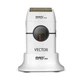 Професійний векторний шейвер для гоління MRD PRO Vector Shaver White ZB-999S-W з титановими лезами, векторним мотором 11500 об/хв, акумуляторно-мережевий, білий - изображение 5