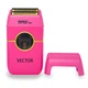 Професійний шейвер для гоління MRD PRO Vector Shaver Pink ZB-999S-P з подвійною титановою сіткою Gold Titanium Foil, векторним мотором 11 500 об/хв, Li-ion акумулятором, док-станцією та USB-C зарядкою, акумуляторно-мережевий, рожевий - изображение 5