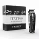 Професійний тример для окантування Kiepe TATTOO 6343 з T-подібним ножем із легованої сталі, 7200 об/хв, 150 хв автономної роботи, акумуляторно-мережевий, чорний - изображение 2