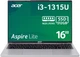 Ноутбук Acer Aspire Lite AL16-54P-302Y (NX.DK6EU.005) Light Silver / 16" IPS WUXGA / Intel Core i3-1315U / RAM 16 ГБ / SSD 512 ГБ / LAN / Зарядка по USB - изображение 1