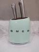 Набір кухонних ножів на підставці Smeg 7 предметів м'ятний - зображення 5