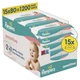 Упаковка детских влажных салфеток Pampers Sensitive 15 пачек х 80 шт (8001841063188) - изображение 1