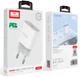 Сетевое зарядное устройство Earldom ES-EU42 20W USB-C PD with USB-C Cable White (MZP-000238) - изображение 2