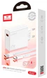 Мережевий зарядний пристрій Earldom ES-EU47C 67W USB QC3.0 with USB to USB-C Cable White (MZP-000228) - зображення 2