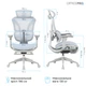 Офисное кресло OfficePro Elite OC950GLB Gray/Light Blue (OC950GLB) - изображение 3