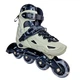 Детские раздвижные ролики для начинающих Scale Sports LF 605 с защитой и шлемом, колесаа PU, размер 33-37, Серые - изображение 3