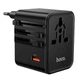 Мережевий зарядний пристрій Hoco AC31, USB/2 Type-C, PD 25W, black - зображення 2