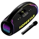 Портативная колонка HOPESTAR A65, IPX6, BT5.3, USB, AUX, TF, TWS, 300W, 3000mAh, 6-8h, Black - изображение 4