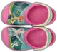 Кроксы детские, сабо для девочек Crocs Kids CC FrozenFever Clog K, размер 33-34, стопа 21-22см Розовый - изображение 4