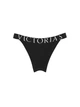 Женские трусики Victoria's Secret (29595885161) Exploded Logo Cotton 90s Brief XS черные - изображение 4