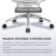Офисное кресло с подставкой для ног Sihoo DORO C300 Pro Mesh White - изображение 3