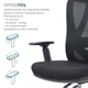 Крісло офісне OfficePro Aero OC490B Black - зображення 12