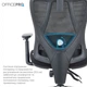 Крісло офісне OfficePro Aero OC490B Black - зображення 17