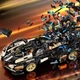 Конструктор Emissi Technic футуристичний спорткар стримлайнер 1280 деталей, модель кібертрака 1:14, сіро-жовтий, подарункова коробка - зображення 6
