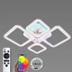 Люстра потолочная светодиодная с музыкальной колонкой и RGB подсветкой для спальни и гостиной VALESO YZD1267 Б - изображение 8