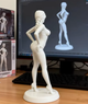 Фігурка DIY не розфарбована Curvy Buttocks Ample Breasts European American Female Модель Іграшка 11-12 см - зображення 4