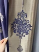 Комплект готовых штор VR-Textil с вышивкой гладью № 2056ш Синий 150х270 см 2шт (33-1063) - изображение 7