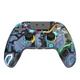 Ігровий джойстик Fantech WGP14V2 Nova Pro Polaris Bluetooth V5.3, з RGB-підсвічуванням, 3 рівневою системою Turbo, 12 програмованими кнопками та 2 кнопками для макросів, акумулятор 600mAh з роботою до 10 годин Blue - зображення 3