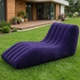Надувное кресло-шезлонг 155×97×65 см синее AirComfort BS-14 S-образное - изображение 6