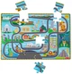 Пазл Melissa & Doug Floor Puzzle & Play Set Race Track 48 елементів (681147005860) - зображення 2