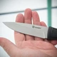 Ніж Ganzo G806-BK, сталь 8Cr14, з чохлом, чорний колір - зображення 3