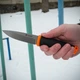 Ніж Ganzo G806-OR, сталь 8Cr14, з чохлом, помаранчевий колір - зображення 2