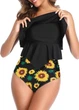 Жіночий купальник FS Black Sunflower XL Чорний (9726) - зображення 4