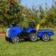 Електротрактор дитячий BAMBI M 6346ER-4 з причепом і пультом, синій (EVA, Bluetooth, MP3) - зображення 2