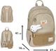 Рюкзак YES TS-113M Miffy Softness 41х27х16 см Beige (5056574460134) - изображение 3