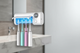 УФ стерилізатор тримач для зубних щіток Disinfection Rack 360° ультрафіолет 4 відсіки акумулятор - зображення 2