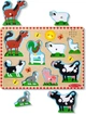 Пазл дерев'яний Melissa & Doug Сільськогосподарські тварини зі звуками 8 елементів 806128 (0681147005303) - зображення 2