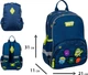 Рюкзак детский YES K-34XS Monsters 31x21x11 см Blue (5056574463418) - изображение 3